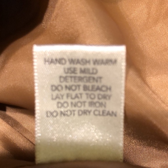 Christopher & Banks Tan Faux Leather Jacket Full Zip XL - Picture 8 of 12